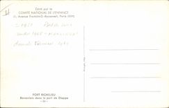 CPM Bateau Fort Richelieu Bananiers dans le port de Dieppe 