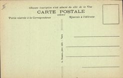 Vintage Postcard Cloche the Savoyard one of Montmartre Crowns Paris Heart