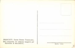 CPA Cloche Frascati Sacro Eremo Tuscolano Dal Campanile 