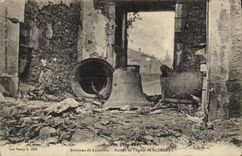 CPA Cloche Environs de Luneville Ruines de l'eglise de Blemerey 