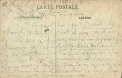 CPA Cloche Environs de Luneville Ruines de l'eglise de Blemerey 