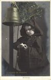 CPA Cloche Enfant Cloches de Paques 