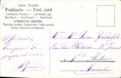 CPA Cloche Coeur Fleurs 