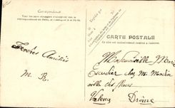 Vintage Postcard Fantasy Gertrude Lewis (toilée chart)