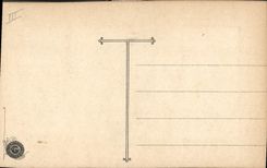 CPA Fantaisie Bonne annee (carte toilée) 