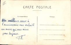 CPA Fantaisie Fleurs (carte toilée) 