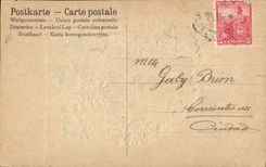 Vintage Postcard Fantasy Castle