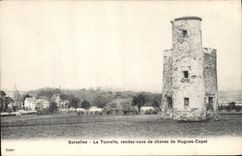 CPA Chasse Sarcelles la Tourelle rendez vous de chasse de Hugues Capet 