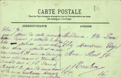 Vintage Postcard Cueillette of the flowers of orange trees Dimensions Azure