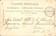 Postal Recolección Selección de las rosas tiene la fábrica Perfumería Molinard Joven tiene a Graso CUMBRE