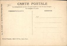 Postal Fantasia Ilustrador Niños la rusa Rusia Russia Caballo Militaria