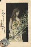 CPA Fantaisie Illustrateur Femme 