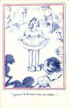 Vintage Postcard Fantasy Illustrator Child Jeanne Lorraine