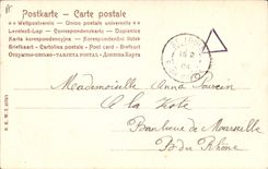 Vintage Postcard Fantasy Merry Woman year