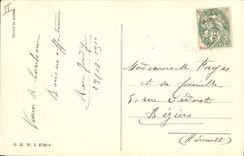 Vintage Postcard Fantasy Woman Children Happy new year