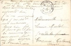 Vintage Postcard Chien Dogs Good Child celebrates