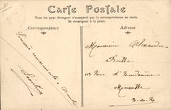 CPA Chien Chiens La lutte contre les Apaches a Neuilly L'agent Blois et son chien Black TOP 