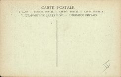 Vintage Postcard General Militaria dubail military governor of Paris