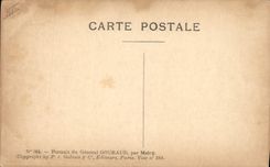 CPA Militaria General Gouraud 