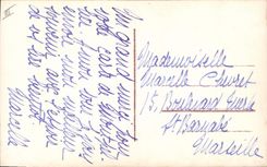 Vintage Postcard Militaria General Maunoury