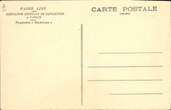 CPA Bateau Paquebot Fabre line Madonna 