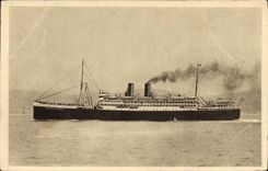 CPA Bateau Paquebot SS Marechal Lyautey Cie Paquet 