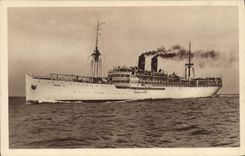 CPA Bateau Paquebot Medie II Paquet Marseille 