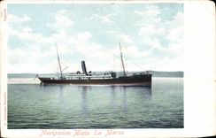 CPA Bateau Paquebot Navigation Mixte La Marsa 