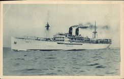 CPA Bateau Paquebot Medie II Paquet Marseille 