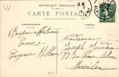 Vintage Postcard Gathering Fatty Perfumery Bruno Court Enfleurage of the jasmine