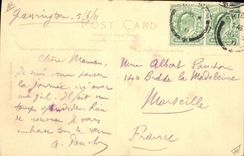 Vintage Postcard Fantasy Illustrator Woman The Princess of the PROM Hat (out of baize)