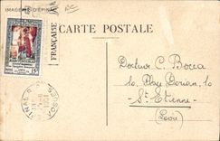 Vintage Postcard Fantaisie Illustrator Child a melon fakes