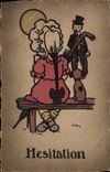 Vintage Postcard Fantasy Illustrator Child Hesitation