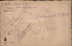 Vintage Postcard Fantasy Illustrator Child Hesitation