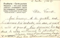 Vintage Postcard Fantasy Child wife Horse