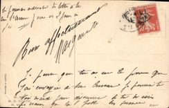 Vintage Postcard Fantasy Woman Easter Dog