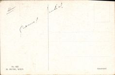 Vintage Postcard Fantasy Munk Woman