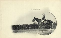 Vintage Postcard Militaria the Commander in chief