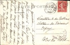 Vintage Postcard Militaria State Major 12th Cuirassiers Colonel Gombaud de Sereville