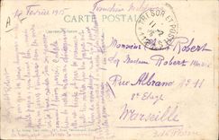 Vintage Postcard Militaria Paris At the Military academy general Gallieni reviewing companies of military preparation Scout