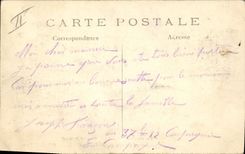 Vintage Postcard General Militaria Joffre and the General one of Castelnau