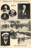 CPA Militaria Guerre europeenne Nicolas II George V Pierre 1er de Serbie Poincare Russia Russia Serbia 