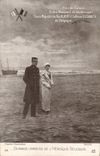 CPA Militaria Pres de Furnes entre Nieuport et Dunkerque Roi ALbert Reine Elisabeth 