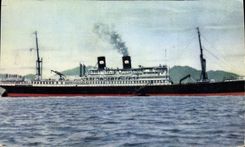 CPA Bateau Paquebot Nieuw Holland 