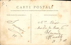 Vintage Postcard Boat Steamer Saint Nazaire the basin with the transatlantic liner Normandy