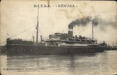 CPA Bateau Paquebot BITSS Nevasa 
