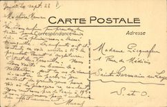 Vintage Postcard Boat Dieppe Steamer outgoing the Newhaven boat of the port