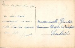 CPA Cloche Noel