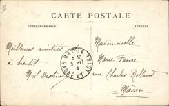 Vintage Postcard Avignon Bell Old church of the rope-makers