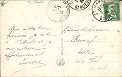 Postal Campana Pórtico de las campanas Exposición de las Artes Decorativas París